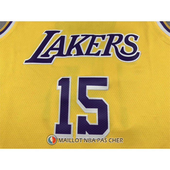 Maillot Los Angeles Lakers Austin Reaves NO 15 Icon 2022-23 Jaune